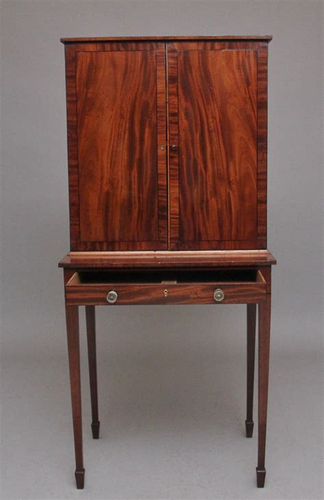 19th Century Mahogany Collectors Cabinet For Sale At 1stdibs