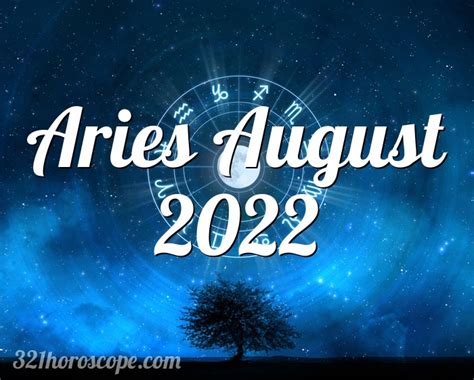 Horoscope Aries August 2022 Monthly Horoscope For August