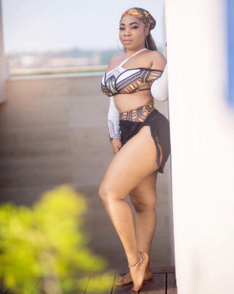 Informnaijablog Ghanaian Actress Moesha Boduong Flaunts Curvy Body