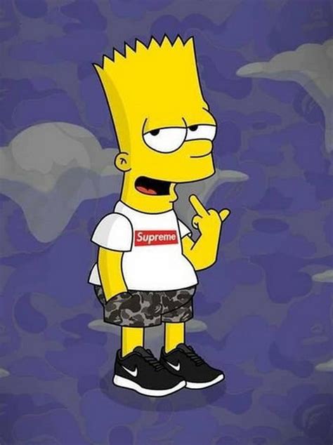 Supreme X Bart Simpson Wallpaper Hd Para Android Apk Baixar