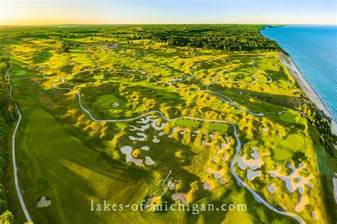 Arcadia Bluffs Golf Club Aerial Photo From Nw — Aerial Landscape Real