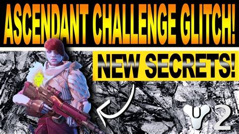 Destiny 2 New Ascendant Challenge Glitch Secret Hidden Area Found In