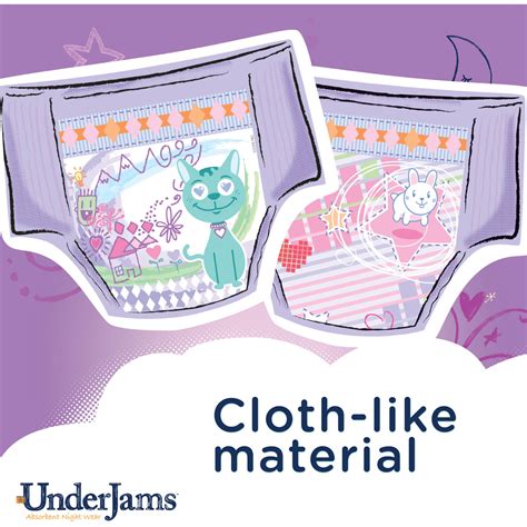 Pampers Underjams Girls Absorbent Underwear Jumbo Pack Choose Your