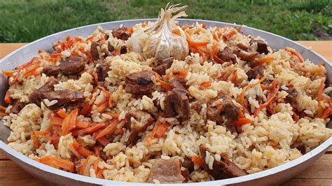 ASMR Delicious Uzbek Pilaf Recipe Özbək Plovunun Hazırlanması