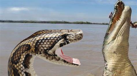 Anaconda Vs Crocodile Vs Panther Fight Youtube
