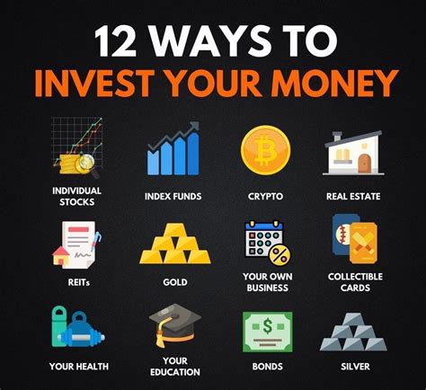 12 Ways To Invest Your Money Investing Money Management Money Strategy