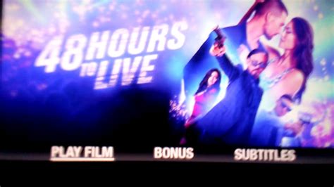 Opening To 48 Hours To Live 2016 Dvd Youtube