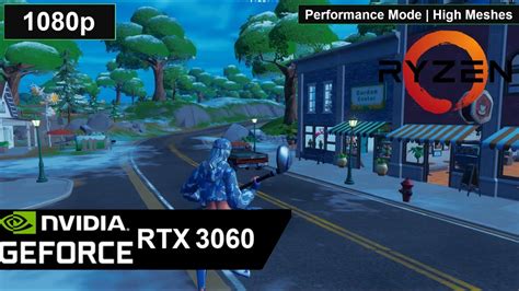 Rtx 3060 Ryzen 5 3600 Fortnite Chapter 3 1080p Performance Mode