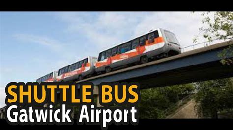Gatwick Airport Shuttle Bus From South To North Terminal 4k Youtube