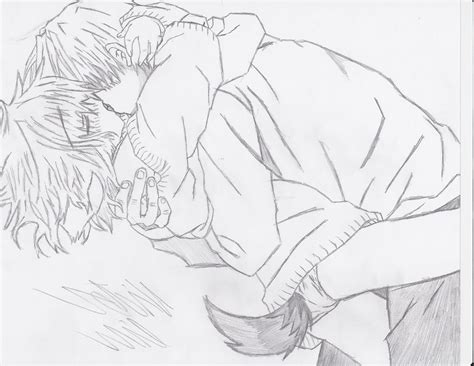 Anime Kissing Drawing Xd This Was Sooo Cute