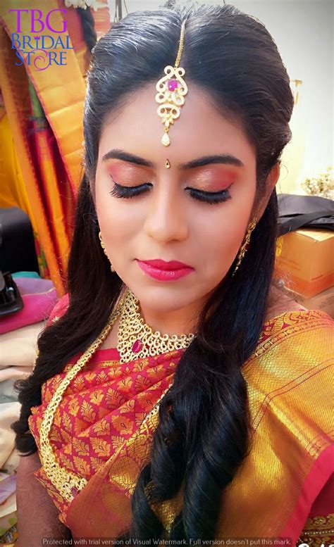 South Indian Bridal Makeup Pics Wavy Haircut