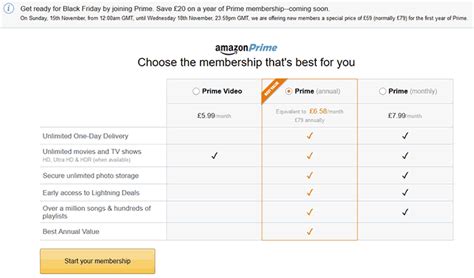 Plan what you're going to watch tonight or this weekend with our amazon prime content list. Amazon Prime pre-Black Friday price cut to £59 in the UK ...