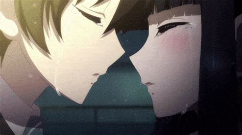 Haruki And Kazusa Kissing Anime Kiss Anime Kiss  White Album 2