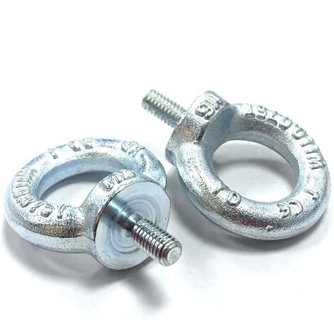 M20 Lifting Eye Bolt With CE Marking DIN 580 Steel C15E Zinc Plated