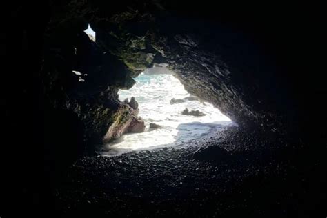 Dont Miss The Black Sand Beach Sea Cave In Hana At Waianapanapa State