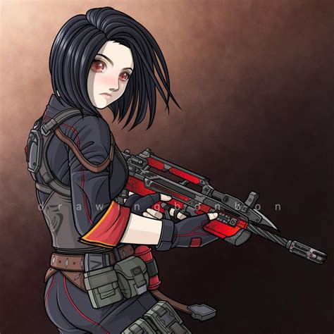 Call Of Duty Anime Icon Call Of Duty Sara Rice
