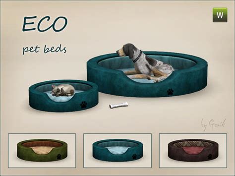 The Sims Resource Eco Pet Beds
