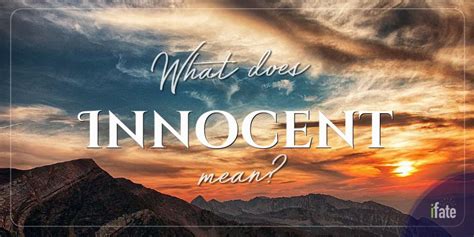 The Name Innocent What It Means And Why Numerologists Like It