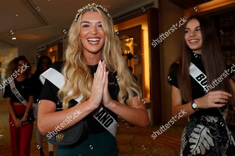 Miss Ireland Grainne Gallanagh L Performs Editorial Stock Photo Stock
