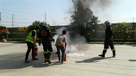 Basic Fire Fighting And Evacuation Fire Drill Training Thai Metal