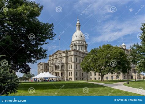 Michigan State Capitol Editorial Stock Photo Image Of Politics 97985448