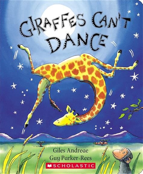 giraffes can t dance padded board andreae giles parker rees guy 9781338539172