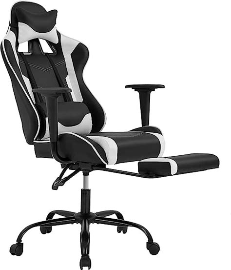 Bestoffice Gaming Chair With Footrest Ergonomic Office Chair