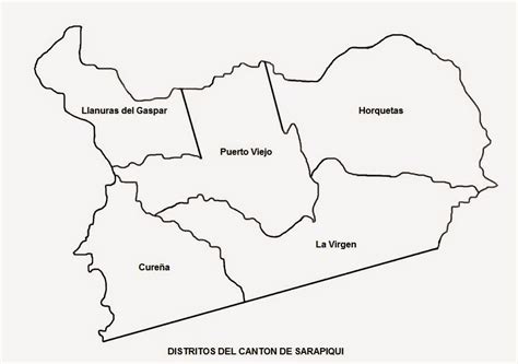Sarapiqui Canton N° 10 De Heredia Mapas De