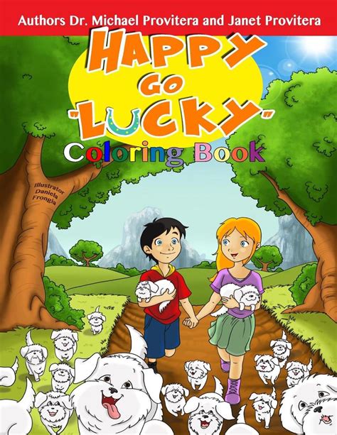 Happy Go Lucky Coloring Book By Janet Provitera English Paperback