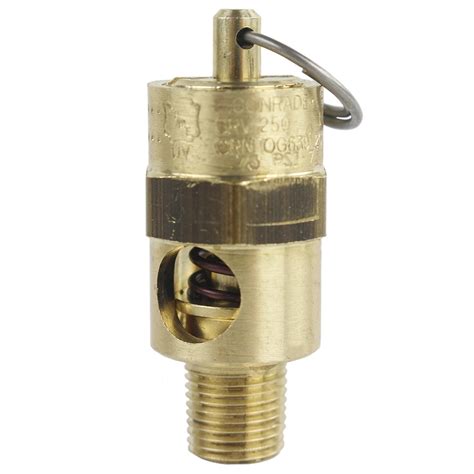 25 Psi 38 Male Npt Air Compressor Safety Relief Pop Off Valve Solid