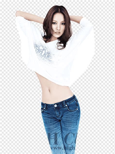 Lee Hyori South Korea Stylish Singer Fin K L 性感 Tshirt Blue White Png Pngwing