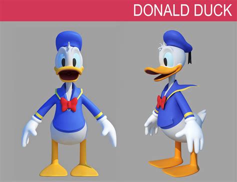 Donald Duck Character 3d Cgtrader