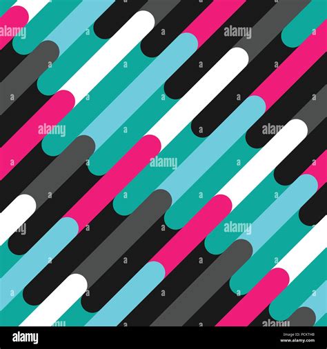 Seamless Pattern Of Beautiful Color Lines Stripe Pattern Print