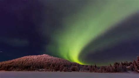 Northern Lights In Levi In Lapland Finland Aurora Borealis