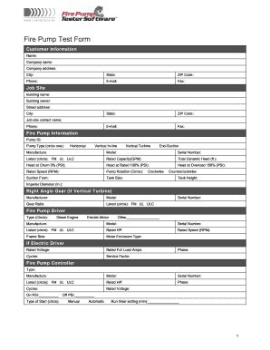Does anyone has any home inspection form/template/spreadsheet which could help me jot down notes during a home inspection? Nfpa fire pump testing forms - Fill Out and Sign Printable ...