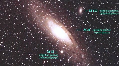Galaxie M31 V Andromedě Andromeda Galaxy M31 Youtube