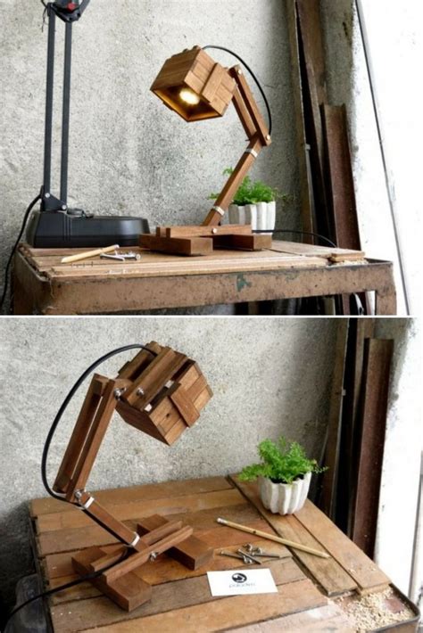 Office Wooden Diy Led Desk Lamp Desk Lamp Wooden Desk Lamp Table Lamp