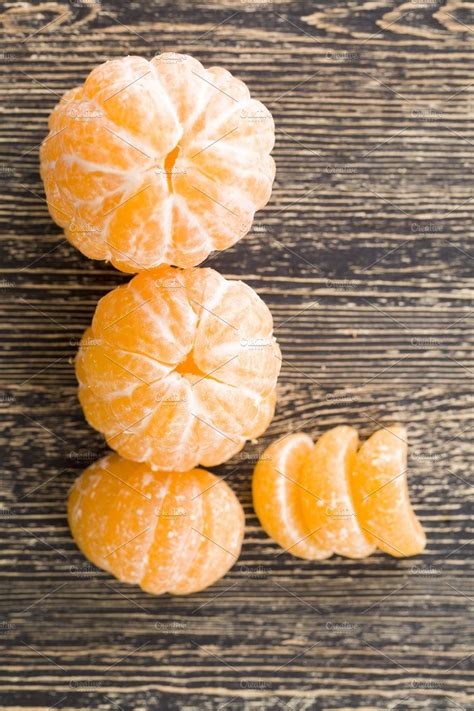 Peeled Orange Tangerines Tangerines Orange Peel Orange
