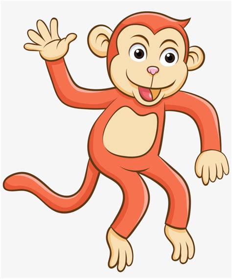 Ape Clipart Orange Monkey كليب ارت قرد Transparent Png 1709x1976