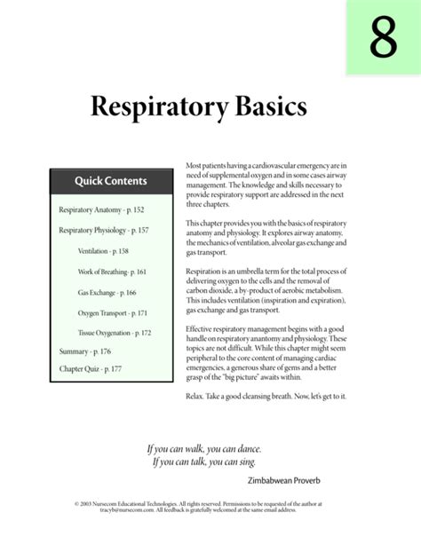 Respiratory Basics
