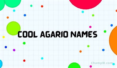 500 Agario Names Cool Ideas To Surprise Your Enemies 2023