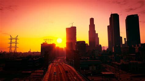 Grand Theft Auto Grand Theft Auto V City Los Santos Road Skyscraper