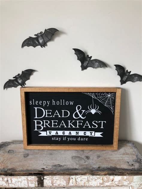 Sleepy Hollow Sign Halloween Sign Sleepy Hollow Dead And Etsy