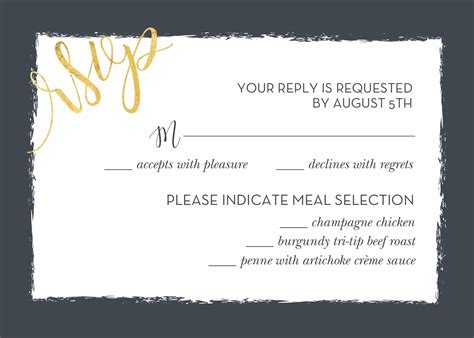 Set of 50 cards start at $15 + save 40% off + extra 20% off + free shipping on orders over $49+. Wedding RSVP Wording and Card Etiquette 2019 | Shutterfly ...