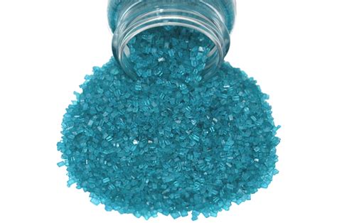 Aquamarine Teal Sugar Crystals 42oz Bottle Mystic Sprinkles