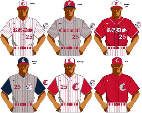 Cincinnati Reds 2020 Rebrand Uniform Set Mlb Uniforms Cincinnati