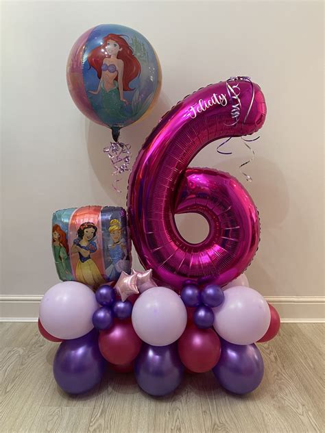 Personalised Disney Princess Balloon Stack The Little Balloon Company