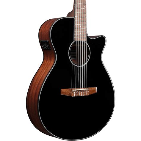 Ibanez Aeg50n Acoustic Electric Classical Guitar Gloss Black Guitar