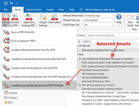 How To Create PDF Portfolio From Multiple Emails AssistMyTeam