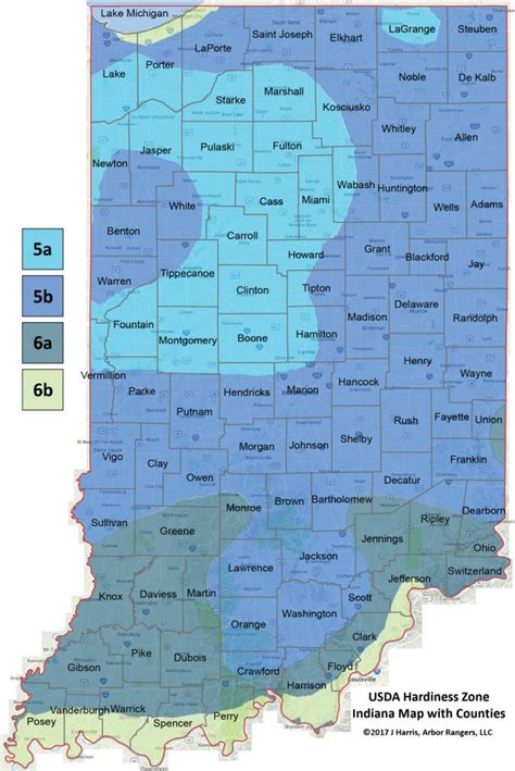 Usda Plant Hardiness Zone Map Indiana Indiana Plant Hardiness Zone Map Lake Michigan